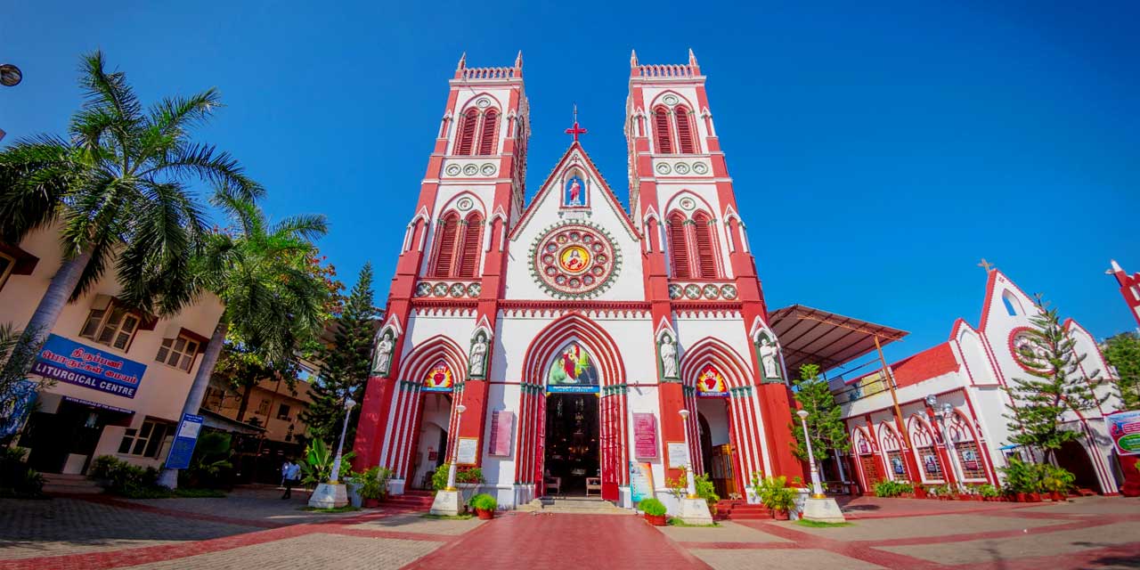 Places to Visit The Basilica of the Sacred Heart of Jesus, Pondicherry